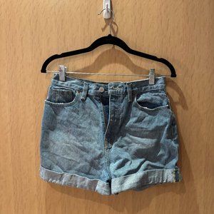 Blue denim BDG shorts